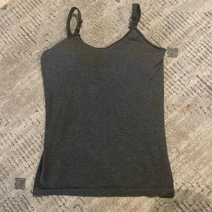 Auden Target brand nursing tank shelf bra, padded